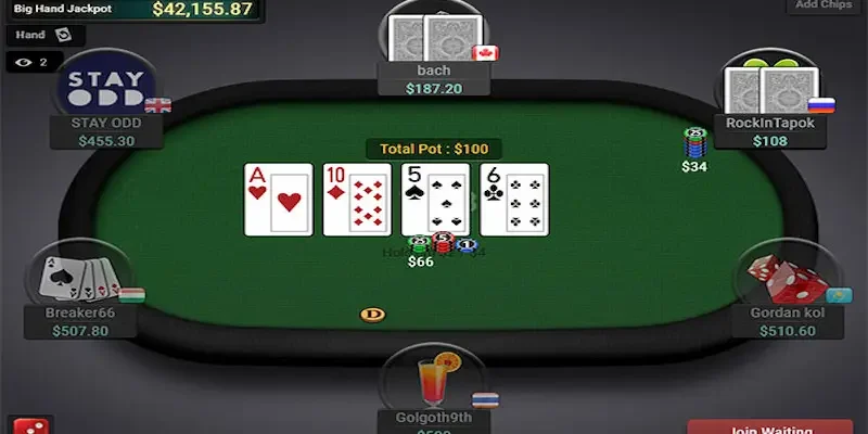 Các vòng cược trong Poker Texas Hold'em